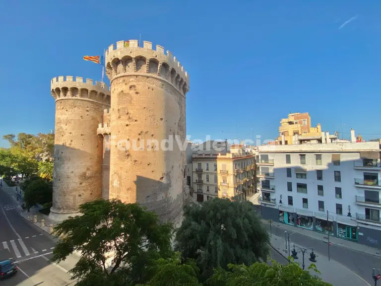 Appartement met uitzicht op Torres de Quart in Botánico