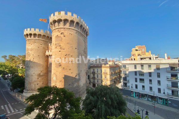 Appartement met uitzicht op Torres de Quart in Botánico