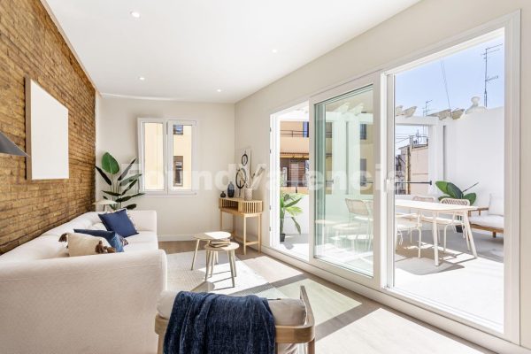 Spectaculair penthouse met terras naast het Stadhuisplein van Valencia